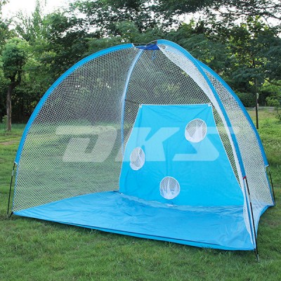 Outdoor Portable Golf Cage Practice Net Swing Hitting Chipping Golf Net