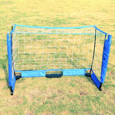 Hot sale portable steel soccer goal net for kids