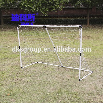 double PVC soccer goals for children