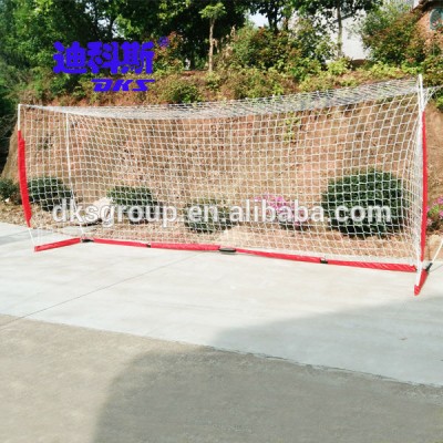 Foldable metal frame practice soccer goal net