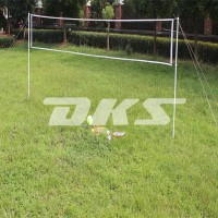 Height adjustable volleyball net stand