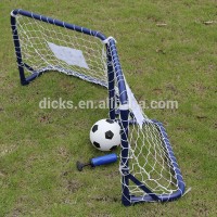 mini twin soccer goal/ foldable soccer training set for kids