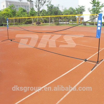 Portable Badminton Net Post for 2 players