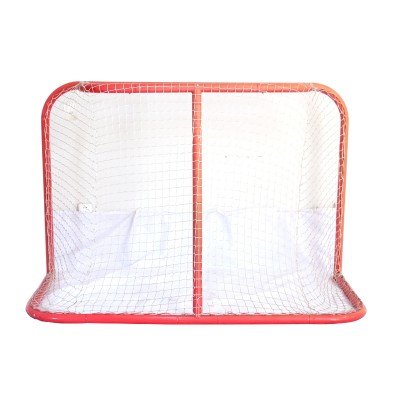 Outdoor steel pole hockey goals frames with net